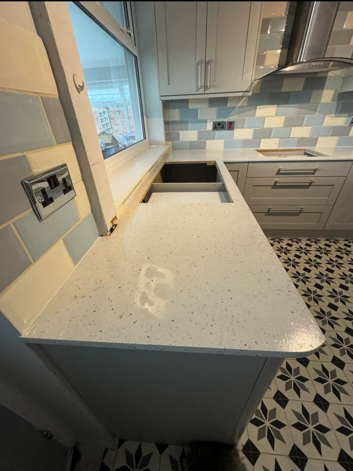 Spray Granite worktop by T.D. Interior Coatings Spraying Specialist