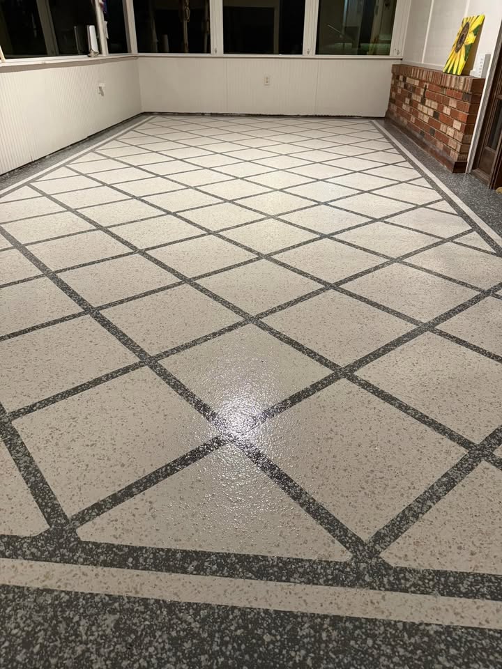 Spray Granite commercial job by Garage Floors Plus More