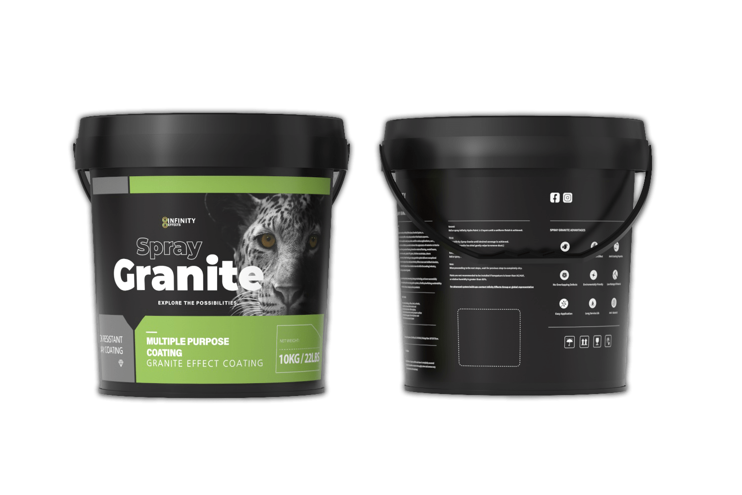 spray granite bucket home page